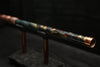 Copper Flute #LE0055 in Midnight Ocean with Flame-Treated End Piece | Lullaby Edition