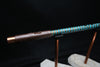 Copper Flute #LE0037 in Turquoise Spiral | Lullaby Edition