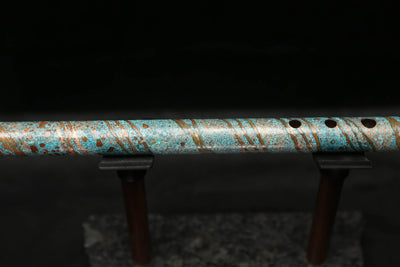 Low D Copper Flute #LDC0006 in Ocean Helix