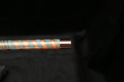 Low D Copper Flute #LDC0006 in Ocean Helix