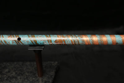 Low D Copper Flute #LDC0006 in Ocean Helix