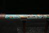 Low D Copper Flute #LDC0007 in Turquoise Reef