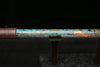 Low D Copper Flute #LDC0007 in Turquoise Reef