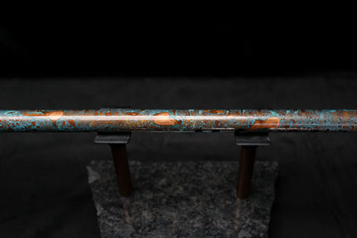 Low D Copper Flute #LDC0010 in Blue Ocean Reef