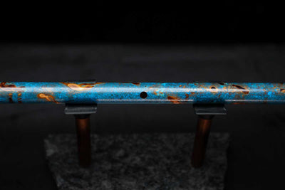 Low D Copper Flute #LDC0026 in Ocean Flame