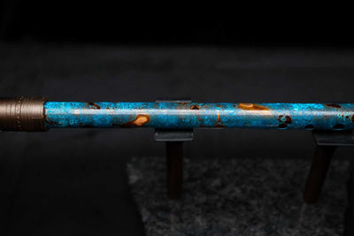 Low D Copper Flute #LDC0027 in Ocean Flame