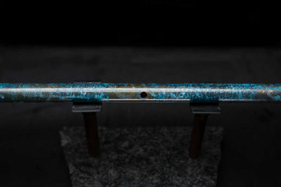 Low D Copper Flute #LDC0030 in Sapphire Abyss