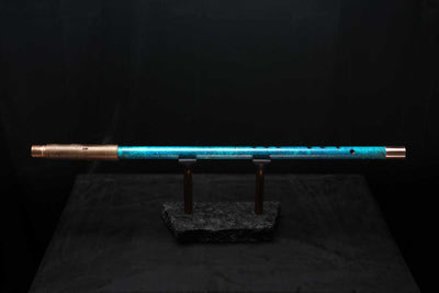 Low C Copper Flute #0112 in Ocean Tide