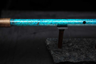 Low C Copper Flute #0112 in Ocean Tide