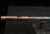 Low D Copper Flute #LDC0038 in Turquoise Burl