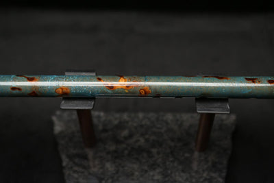 Low D Copper Flute #LDC0038 in Turquoise Burl