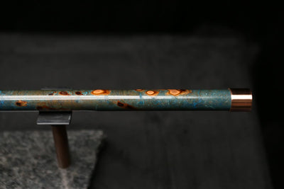 Low D Copper Flute #LDC0041 in Forest Flame