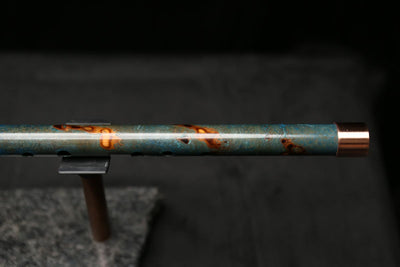 Low D Copper Flute #LDC0041 in Forest Flame