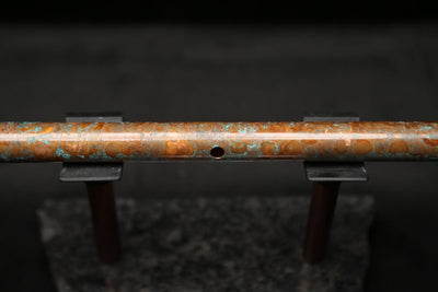 Low D Copper Flute #LDC0046 in Copper Storm w/Copper Jewel End-Piece