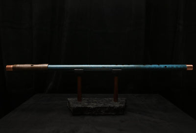 Low C Copper Flute #0113 in Dark Ocean Tide