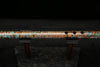 Low C Copper Flute #0117 in Turquoise Storm