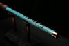 High F (Lullaby) Copper Flute #LE0063 in Pure Aqua