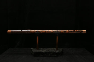 High F (Lullaby) Copper Flute #LE0060 in Turquoise Storm