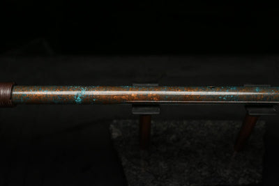 Low C Copper Flute #0118 in Dark Ocean Storm