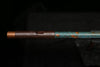 Low C Copper Flute #0119 in Turquoise Burl