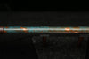 Low C Copper Flute #0119 in Turquoise Burl