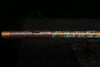 Low C Copper Flute #0120 in Turquoise Storm