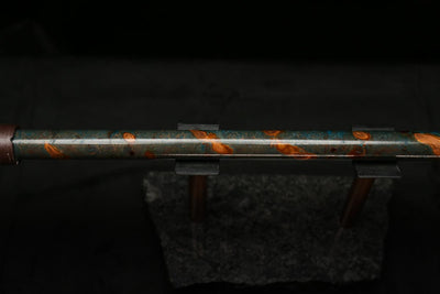 Low C Copper Flute #0123 in Forest Flame