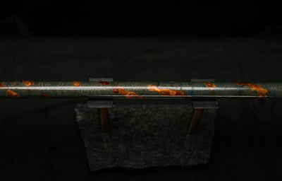 Low C Copper Flute #0123 in Forest Flame