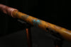 High F (Lullaby) Copper Flute #LE0069 in Emerald Copper Storm