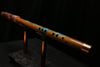 High F (Lullaby) Copper Flute #LE0070 in Emerald Copper Storm