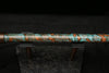 High F (Lullaby) Copper Flute #LE0071 in Turquoise Flame