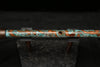 High F (Lullaby) Copper Flute #LE0071 in Turquoise Flame