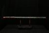 Low D Copper Flute #LDC0023 in Turquoise Ocean Flame