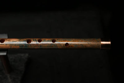 Low D Copper Flute #LDC0024 in Copper Storm