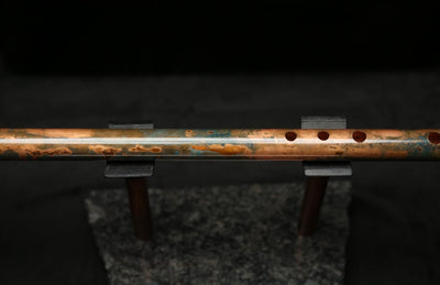 Low D Copper Flute #LDC0024 in Copper Storm