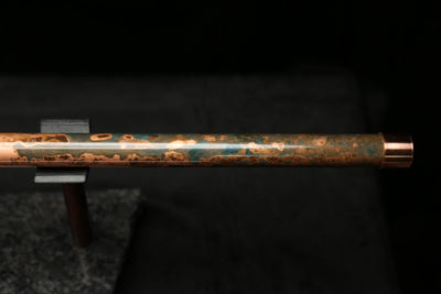 Low D Copper Flute #LDC0024 in Copper Storm