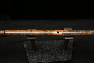 Low D Copper Flute #LDC0024 in Copper Storm