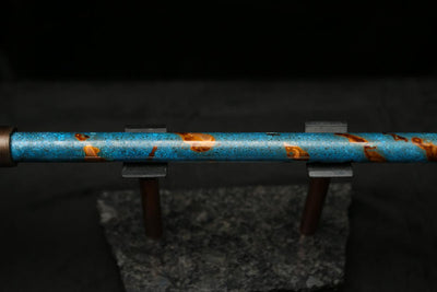 Low D Copper Flute #LDC0025 in Ocean Flame