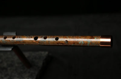 Low D Copper Flute #LDC0047 in Emerald Desert