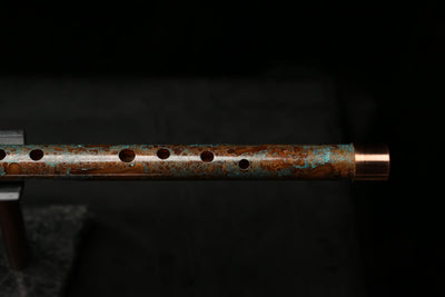 Low D Copper Flute #LDC0048 in Emerald Desert Wind