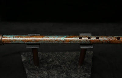 Low D Copper Flute #LDC0048 in Emerald Desert Wind