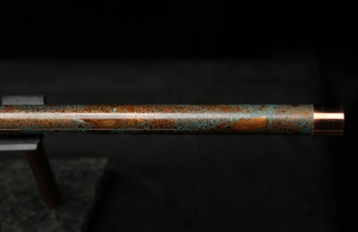 Low D Copper Flute #LDC0048 in Emerald Desert Wind