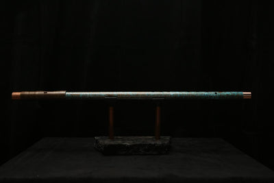 Low C Copper Flute #0124 in Ocean Storm