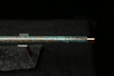 Low C Copper Flute #0124 in Ocean Storm