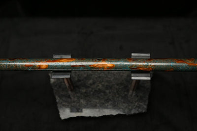 Low C Copper Flute #0125 in Forest Flame