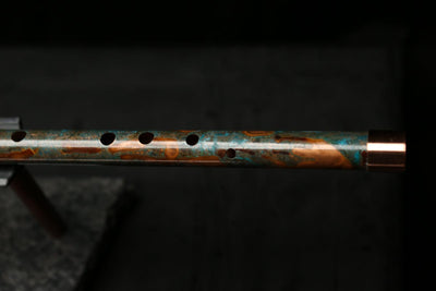 Low C Copper Flute #0127 in Emerald Desert