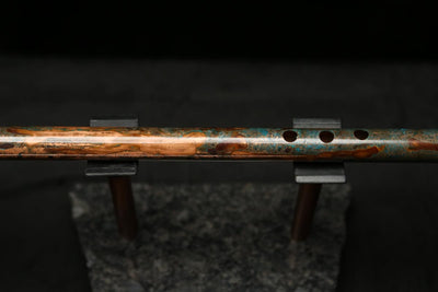 Low C Copper Flute #0127 in Emerald Desert