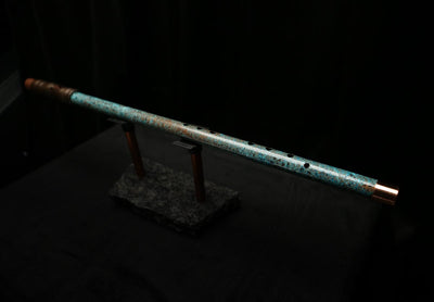 Low C Copper Flute #0126 in Ocean Storm