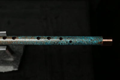 Low C Copper Flute #0126 in Ocean Storm