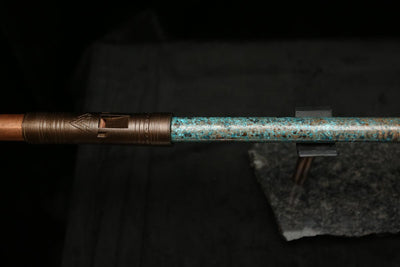 Low C Copper Flute #0126 in Ocean Storm